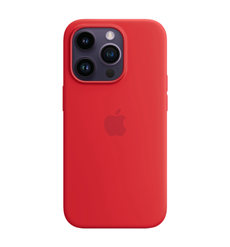 Чохол силіконовий iPhone 14 Pro Silicone Case with MagSafe (PRODUCT)RED (MPTG3)