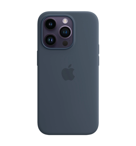 Чохол силіконовий iPhone 14 Pro Silicone Case with MagSafe Storm Blue (MPTF3)