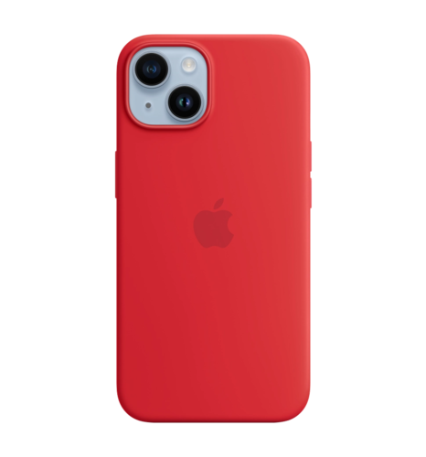 Чохол силіконовий iPhone 14 Silicone Case with MagSafe (PRODUCT)RED (MPRW3)