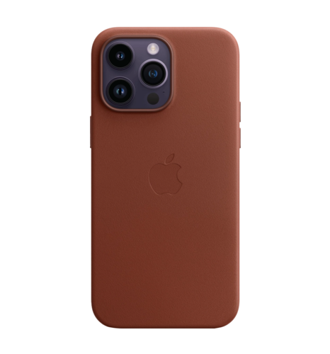 Чохол шкіряний iPhone 14 Pro Max Leather Case with MagSafe Umber (MPPQ3)