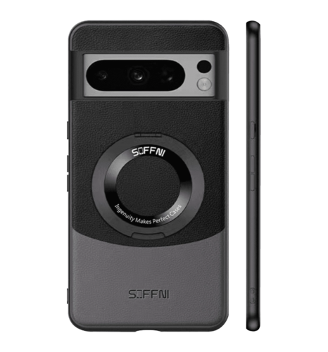 Чехол SoFFni Pixel 8 Pro Leather with MagSage Black