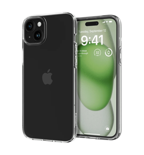 Чохол Spigen для Apple iPhone 15 Plus Liquid Crystal, Crystal Clear (ACS06647)