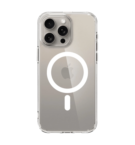 Чохол Spigen для Apple iPhone 15 Pro Max Ultra Hybrid MagFit, White (ACS06576)