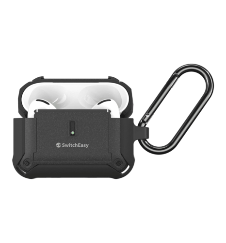 Чохол Switcheasy Guardian Rugged Anti-Lost Protective Case For AirPods Pro 1/2 Black (SAPAP2091BK22)