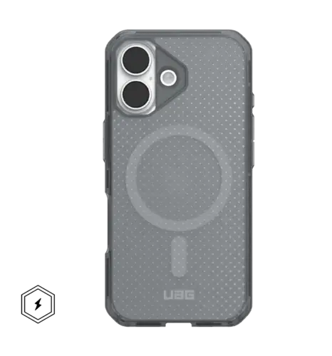 Чохол UAG для iPhone 17, Dot MagSafe, Ash