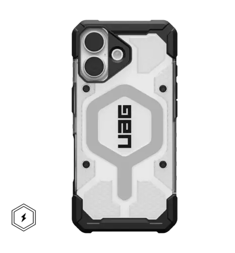 Чохол UAG для iPhone 17, Pathfinder Clear MagSafe, Ice/Silver