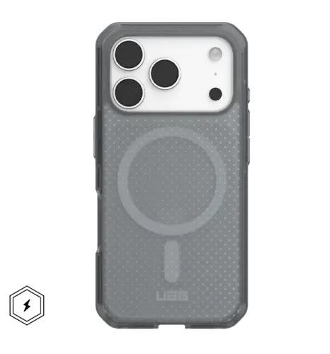 Чохол UAG для iPhone 17 Pro, Dot MagSafe, Ash
