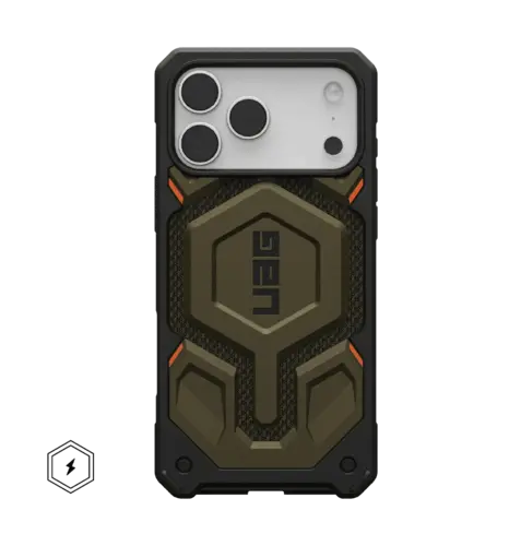 Чохол UAG для iPhone 17 Pro Max, Monarch Pro MagSafe, Kevlar Element Green