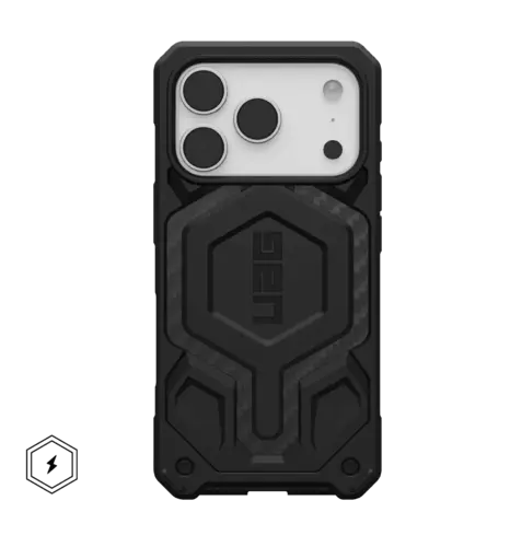 Чохол UAG для iPhone 17 Pro, Monarch Pro MagSafe, Carbon Fiber