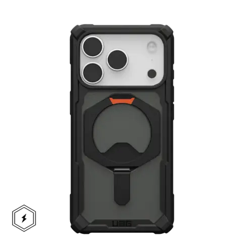 Чохол UAG для iPhone 17 Pro, Plasma XTE MagSafe, Black/Pop Orange
