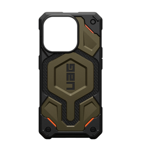 Чохол UAG  iPhone 15 Pro Monarch Pro Magsafe, Kevlar Elemental Green (11422111397B)