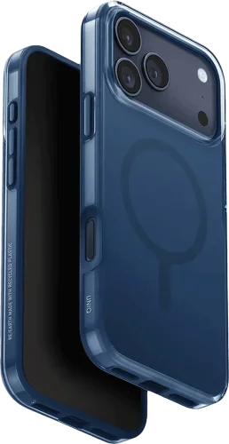 Чохол UNIQ Clario для iPhone 17 Pro Max Magclick Charging Синій (UNIQ-IP6.9P(2025)- CLARMRBLU)