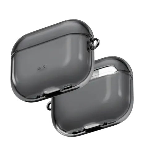 Чохол UNIQ Glase do AirPods Pro 3 Gray (UNIQ-AIRPODSPRO3-GLSGSMK)