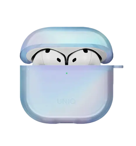 Чохол UNIQ Iridescia для AirPods 4 Eclipse Blue (UNIQ-AIRPODS(2024)-IRDEBLU)