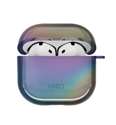 Чохол UNIQ Iridescia для AirPods 4 Midnight Quartz (UNIQ-AIRPODS(2024)-IRDMQTZ)