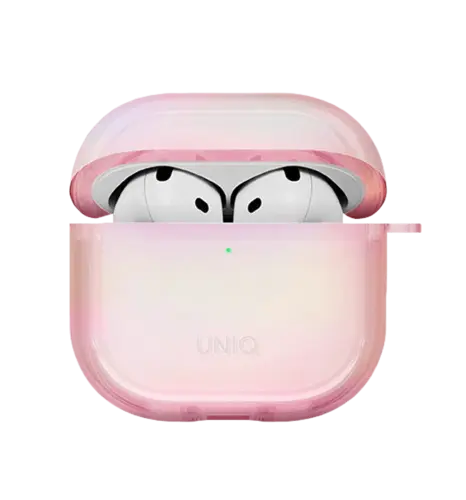 Чохол UNIQ Iridescia для AirPods 4 Pink Prism UNIQ-AIRPODS(2024)-IRDPPRS