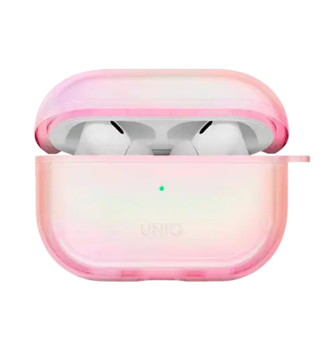 Чохол UNIQ Iridescia для AirPods Pro 2 Pink Prism (UNIQ-AIRPODSPRO2-IRDPPRS)
