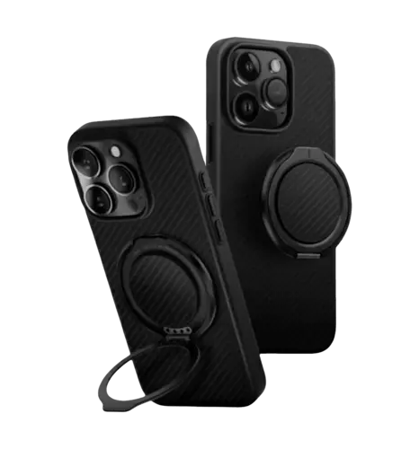 Чохол UNIQ Keva Air для iPhone 16 Pro Carbon Black with MagSafe (UNIQ-IP6.3P(2024)-KAGPBCB)