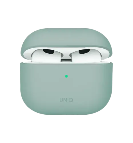 Чохол UNIQ Lino для AirPods 4 Silicone iceplant greeny (UNIQ-AIRPODS(2024)-LINOIGRN)