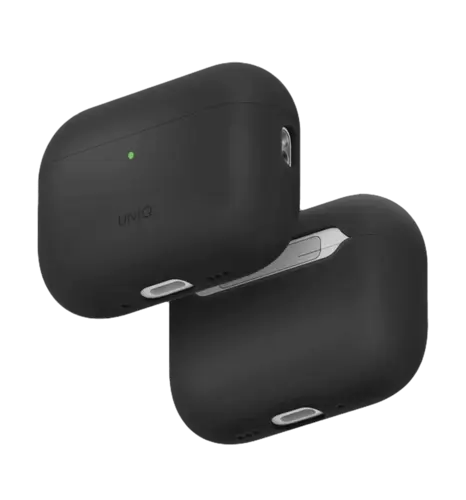 Чохол UNIQ Lino do AirPods Pro 3 gen Silicone Gray (UNIQ-AIRPODSPRO3-LINOCHRGRY)