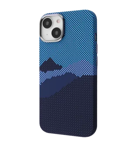 Чохол WAVE Gleam Case with Magnetic Ring iPhone 13 (blue mountain)