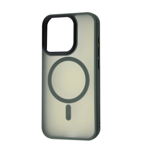 Чохол WAVE Matte Insane Case with MagSafe iPhone 15 green