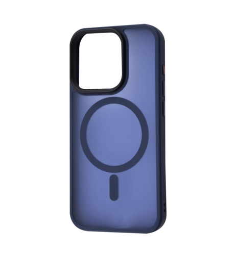 Чохол WAVE Matte Insane Case with MagSafe iPhone 15 Pro Max midnight blue