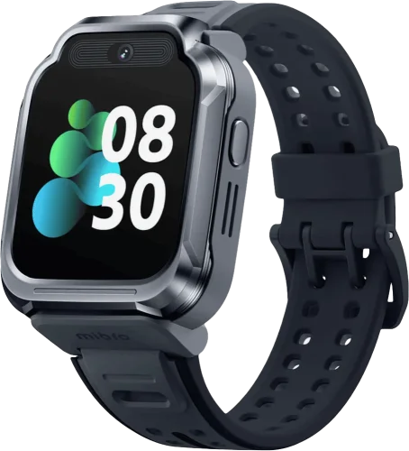 Дитячий годинник-телефон Mibro S1, 1.68", 360x390, GPS, 8MP+5MP, 900мА·год, 2АТM, сутінковий чорний