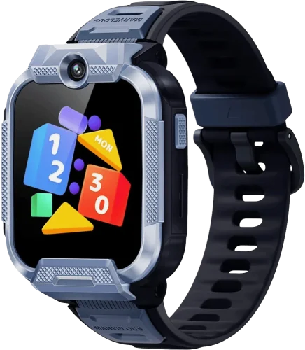 Дитячий годинник-телефон Mibro Z5, 1.69", 240x280, GPS, 2MP dual, 900мА·год, 2АТM, синій