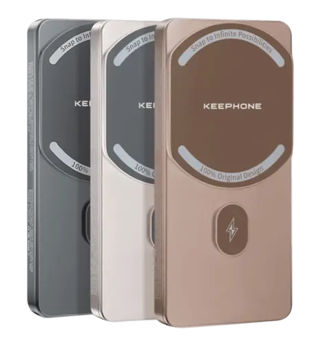 Додаткова батарея Keephone MagCube 5000mAhTitanium (KPMAGPB-36TM)