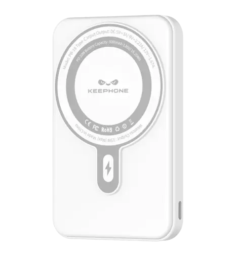 Додаткова батарея Keephone Snap Stand, 5000mAh white (KPSNPOPB-18WH)