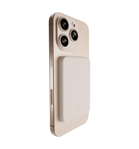 Додаткова батарея Puro Powerbank Ultra Mini 4200mAh MagSafe USB-C, beige PUFCBB40P2MAGBEG