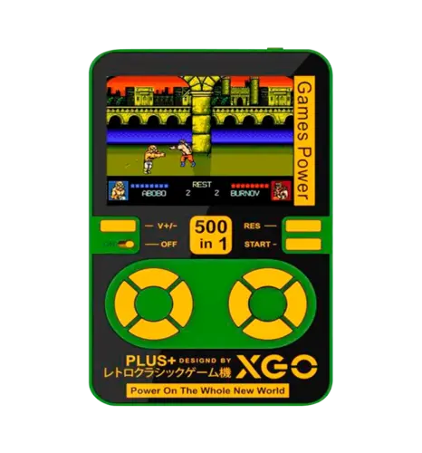 Доп батарея XGO 5000 мА/h з вбудованою ігровою консолю 500 в1 Чорна