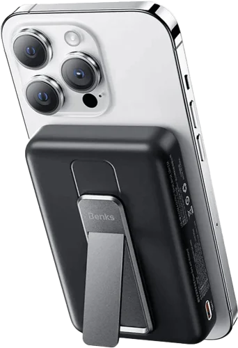 Доп Батарея Benks MP08 magnetic wireless charger 10000mAh (Black) (C.D.PW.AP.BK.0014)