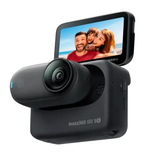Екшн-камера Insta360 GO 3S 4K Standard Bundle 128GB Black (CINSAATA_GO3S13)