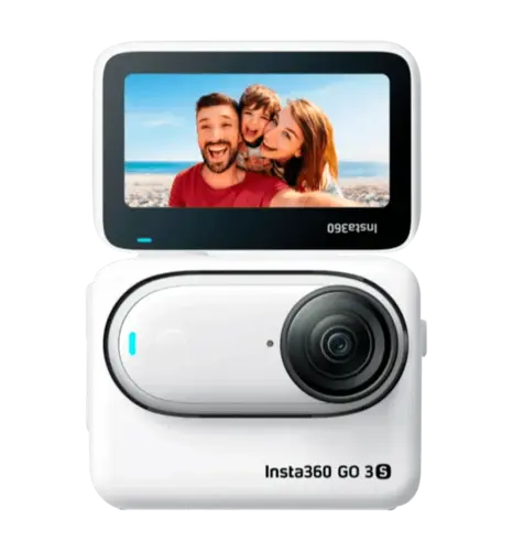 Екшн-камера Insta360 GO 3S 4K Standard Bundle 128GB White (CINSAATA_GO3S04)