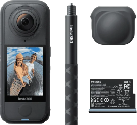 Экшн-камера Insta360 X4 Air Starter Bundle  (Black) (CINSAAFA/SE03)