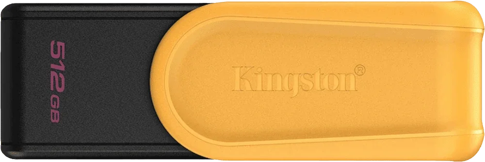 Флеш память 512GB USB 3.2 Gen 1 DataTraveler Exod ia S (Black + Yellow) DTXS/512GB