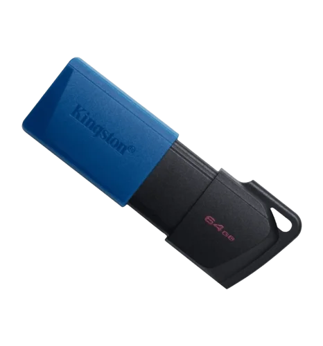 Флеш память 64GB USB 3.2 Gen1 DataTraveler Exodia M (Black+Blue) - 2 Pack DTXM/64GB-2P