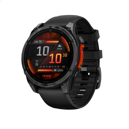 Спортивний-годинник Garmin Fenix 8 47mm AMOLED Slate Gray with Black Silicone Band (010-02904-00)