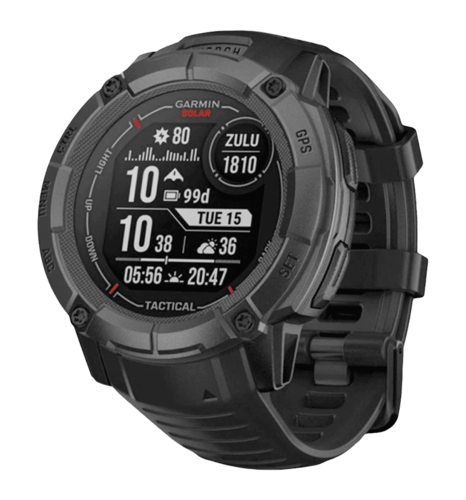 Смарт-годинник Garmin Instinct 2X Solar - Tactical Edition Black (010-02805-13/03/74)