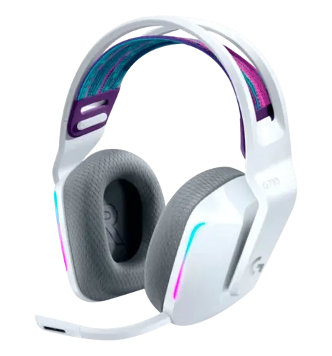 Гарнітура LOGITECH G733 LIGHTSPEED Wireless RGB Gaming Headset White (981-000883)