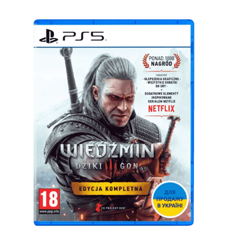 Игра консольная PS5 The Witcher 3: Wild Hunt Complete Edition, BD диск