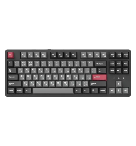 Беспроводная механическая клавиатура GamePro Asgard Ragnar Keychron Super Red Switch Bluetooth USB Black (MK285BK)