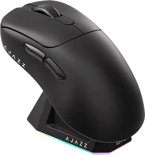 Ігровая безпроводная мышь Ajazz AJ179PRO -3 Mod-Black-3395-8K Charging Dock