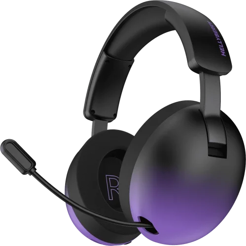 Ігрова гарнітура HATOR Hellyberry HH30 PRO wireless (HH30_PRO_wireless_BV) Black-Violet Gradient