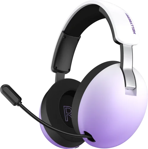 Ігрова гарнітура HATOR Hellyberry HH30 PRO wireless (HH30_PRO_wireless_WV) White-Violet Gradient