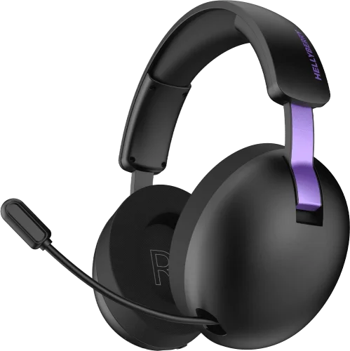 Ігрова гарнітура HATOR Hellyberry HH30 wireless (HH30_wireless_BV) Black-Violet