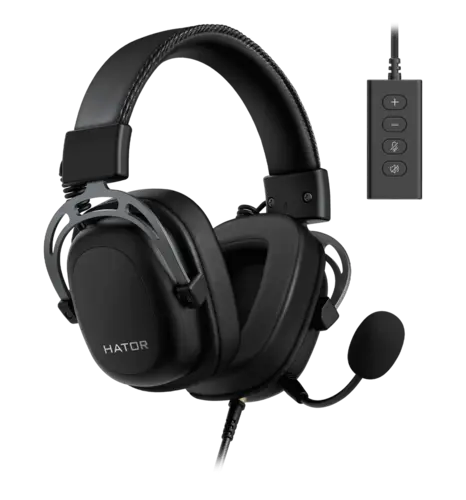 Ігрова гарнітура HATOR Hypergang 2 USB 7.1 (HTA-945) Titanium Edition