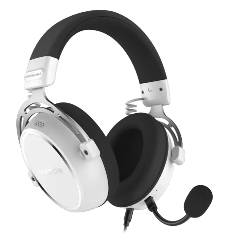 Ігрова гарнітура HATOR HYPERGANG 3 Hi-Res (ESH06) white
